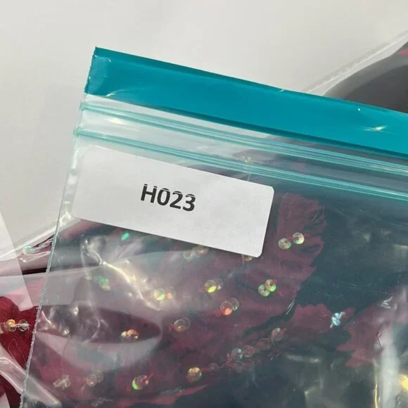 Nikki Collection elegant full length flared dress with sequins - Picture 8 of 8